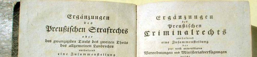 Altes deutsches Gesetzbuch
